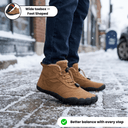 Ardex – Wide Toe Box & Non - Slip Winter Barefoot Shoe (Unisex) - Monture Footwear