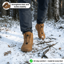Drevon – Wide Toe Box Non - Slip Winter Barefoot Shoe (Unisex) - Monture Footwear