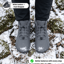 Glacen – Non - Slip Wide Toe Box Winter Barefoot Shoe (Unisex) - Monture Footwear