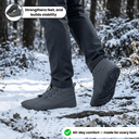 Glacen – Non - Slip Wide Toe Box Winter Barefoot Shoe (Unisex) - Monture Footwear